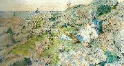 Carl Larsson vid kattegatt painting